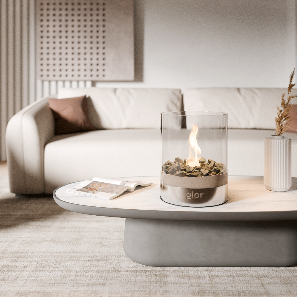 The Timeless Beauty of a Real Flame: Why glør’s Indoor Fireplace Outshines Electric, Solar, and Infrared Options