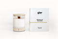 glør Essence Candle Bourbon Vanilla — natural scented candle in amber glass