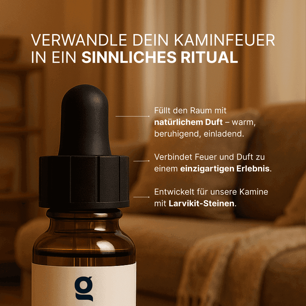 glør Fragrance Oils — natural essential oils for tabletop fireplaces
