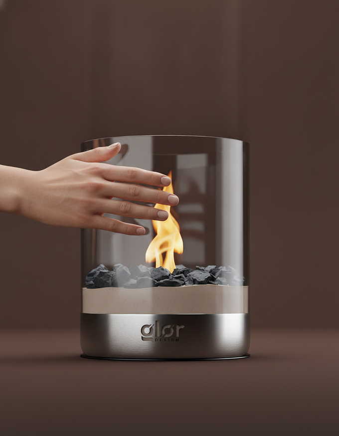 The glass never overheats.