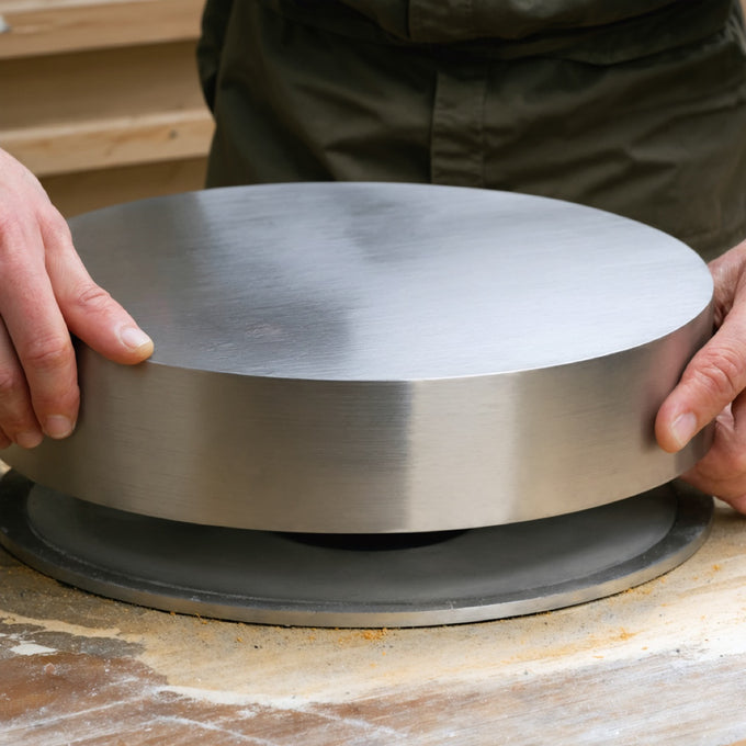 Brushed stainless steel body